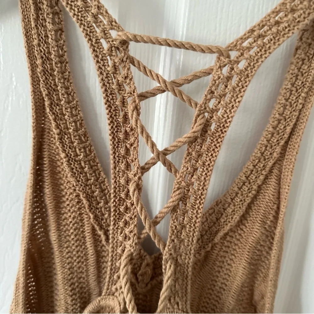 Tan Knit Dress - Picture 4 of 7